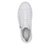 Rieker Macao Laced Platform Trainer - White Leather